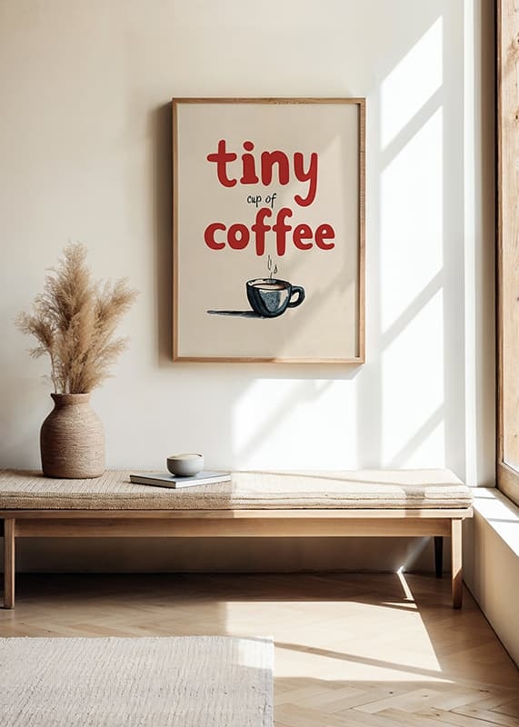 Poster Tiny Cup Of Coffee crossfade