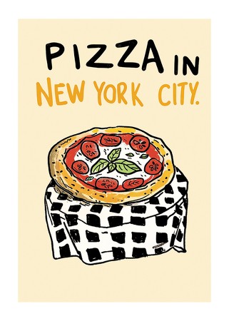 Poster Pizza In New York
