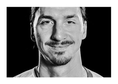 Poster Zlatan Ibrahimovic Portrait 2016