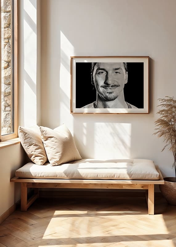 Poster Zlatan Ibrahimovic Portrait 2016 crossfade