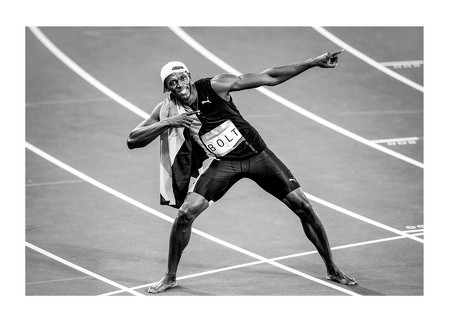 Poster Usain Bolt Gold 2016