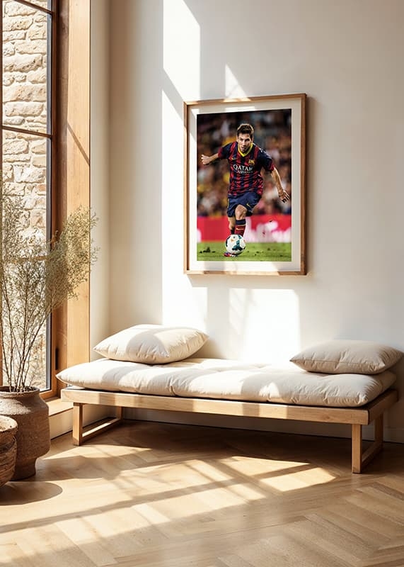 Poster Lionel Messi FC Barcelona 2013 crossfade