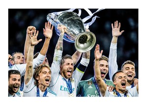 Poster Real Madrid Champions League 2018