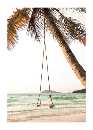 Poster Palm Bliss Swing